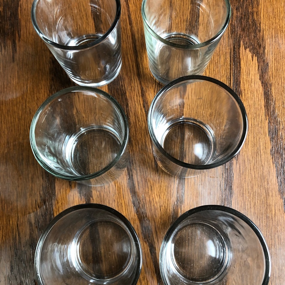Small glasses/1/2inches